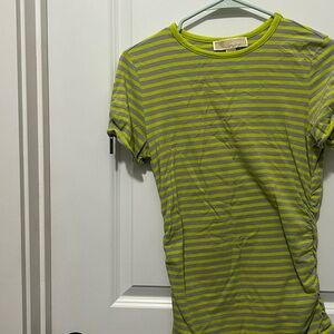 Michael Kors zip sleeve tee